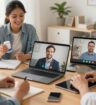 People working from home as market research participants.