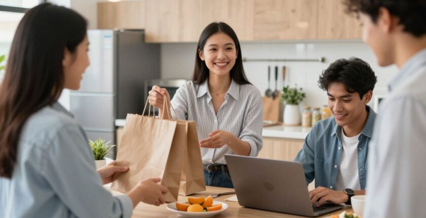 People working flexible weekend part-time jobs in 2026.